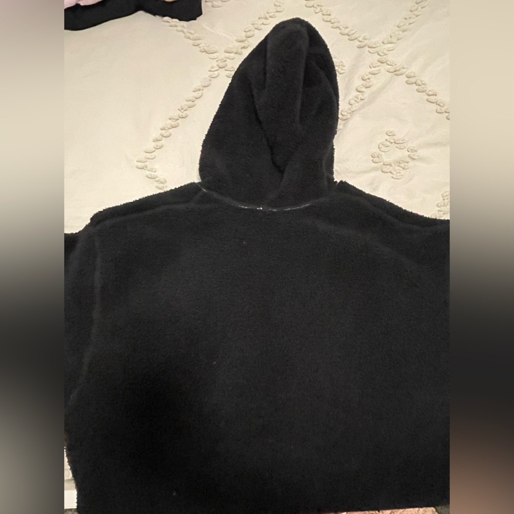 Reversible black and tan zip up hoodie - Picture 2 of 2